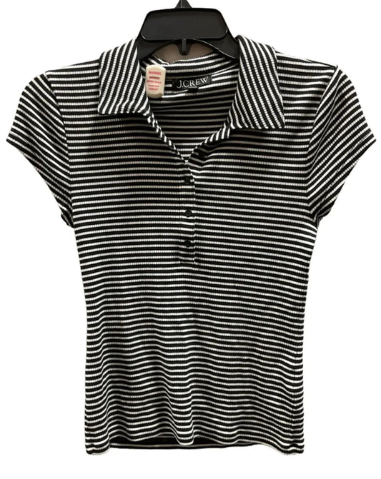 Top Short Sleeve By J. Crew In Striped Pattern, Size: S
