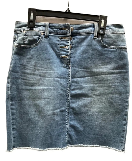 Skirt Midi By Talbots In Blue, Size: 8