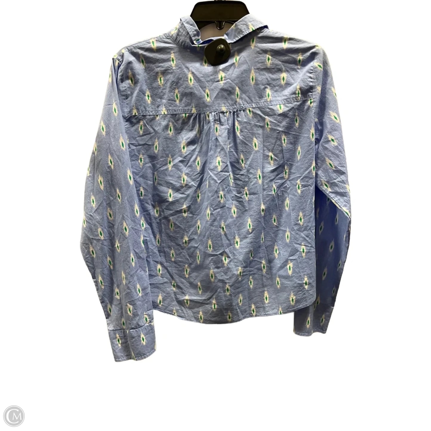 Top Long Sleeve By J. Crew In Blue, Size: L
