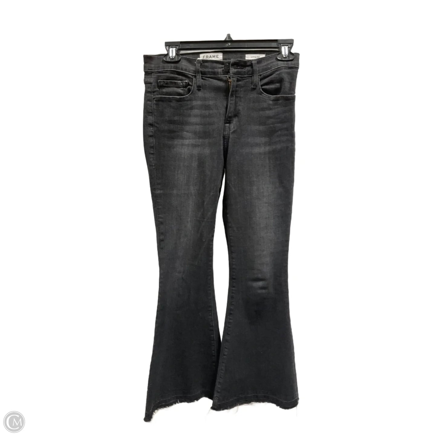 Jeans Cropped By Frame In Black, Size: 2
