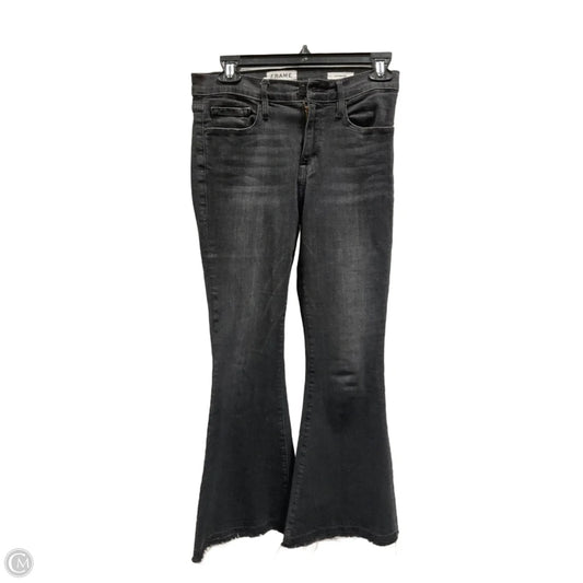 Jeans Cropped By Frame In Black, Size: 2