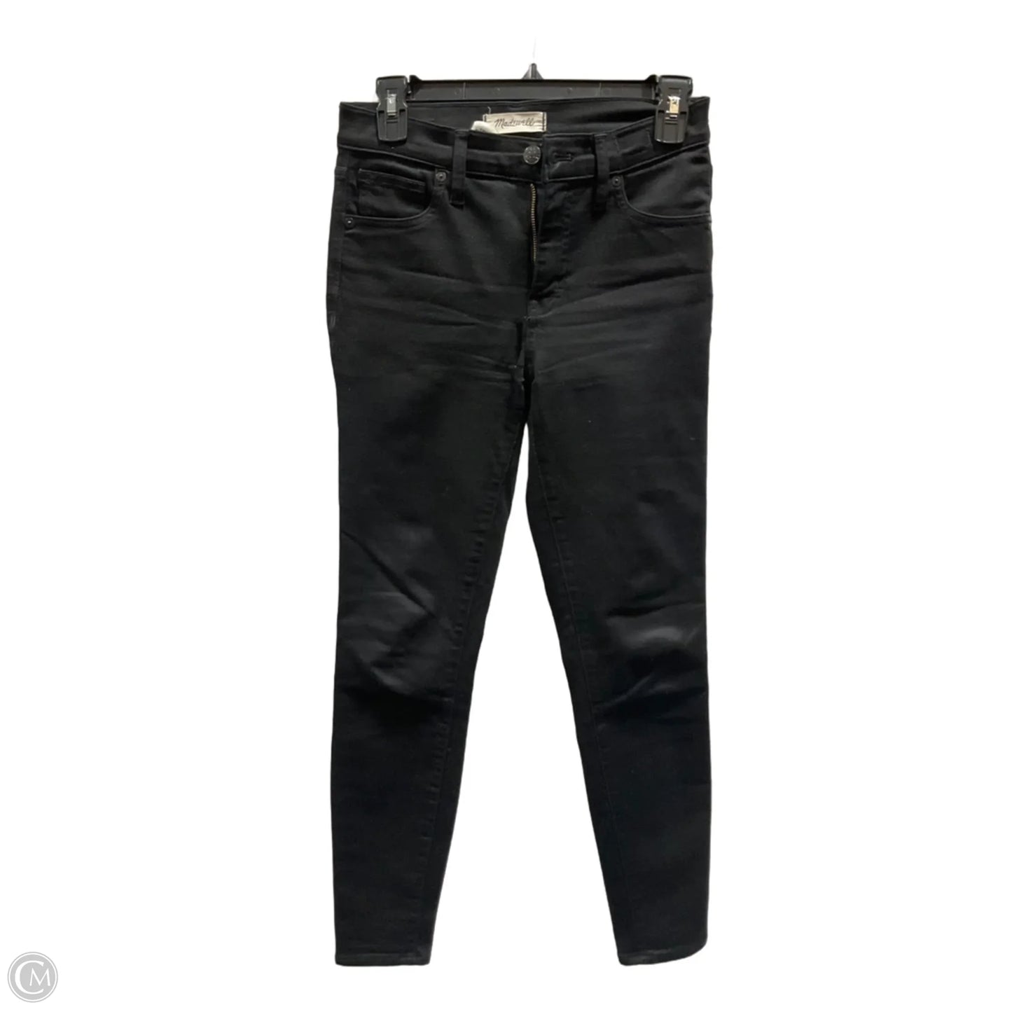 Jeans Skinny By Madewell In Black, Size: 4