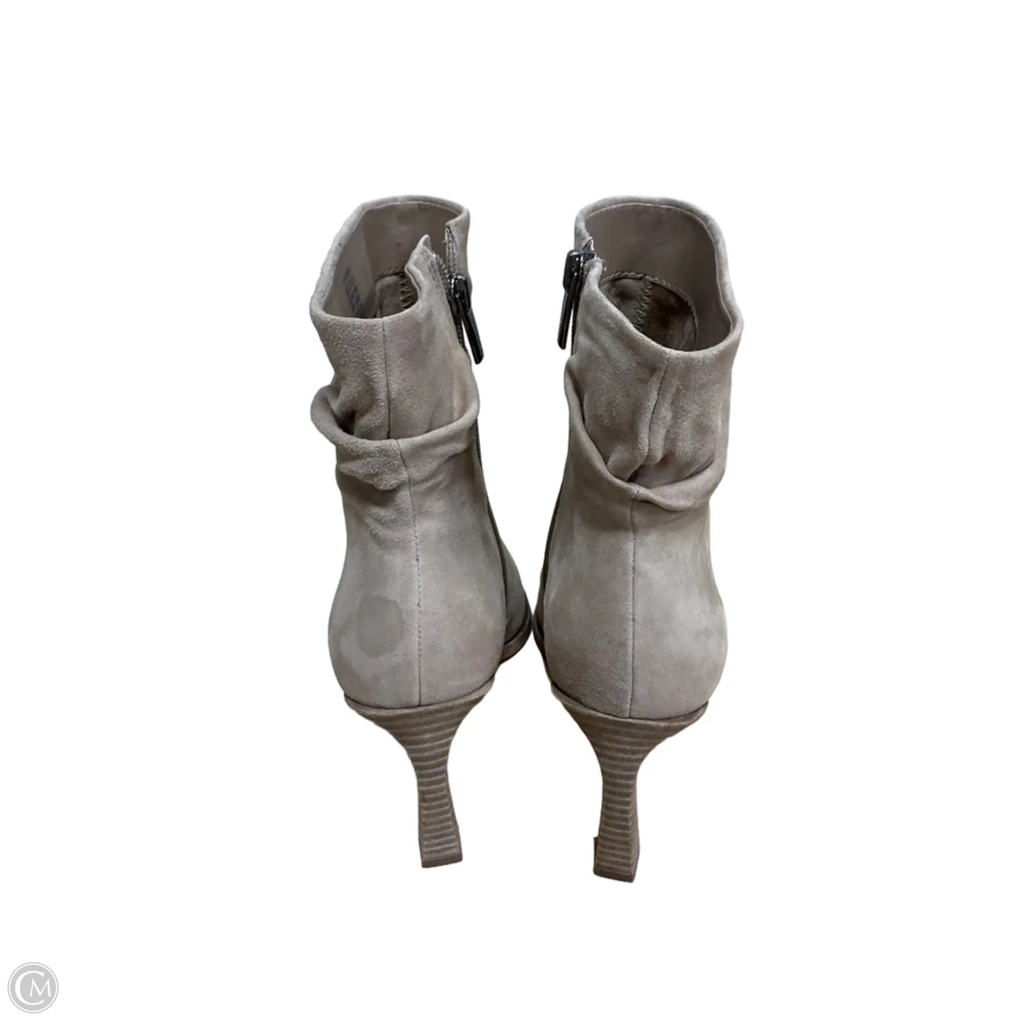 Boots Ankle Heels By Vince Camuto In Taupe, Size: 8