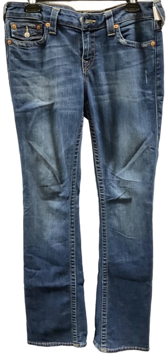 Jeans Boot Cut By True Religion In Blue, Size: 10