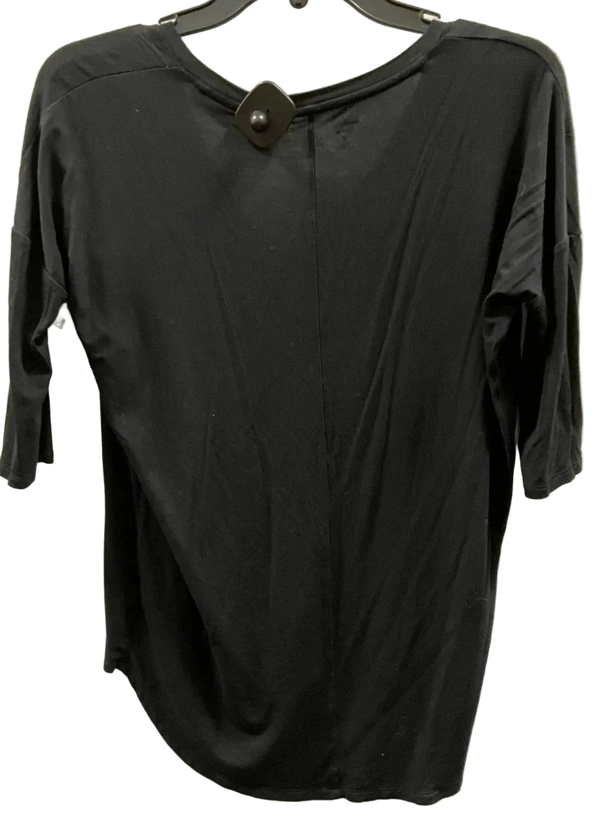 Top Short Sleeve Basic By Express In Black, Size: Xs