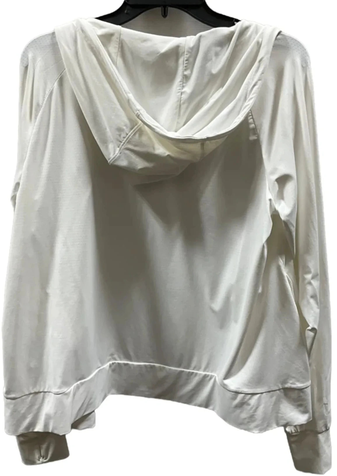 Athletic Jacket By Mondetta In White, Size: L