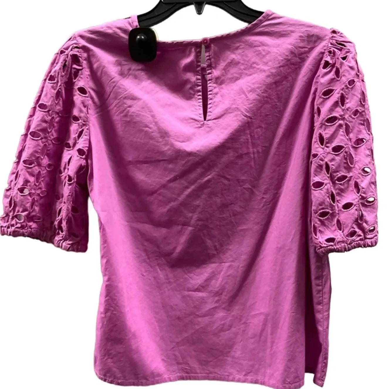 Top Short Sleeve By Loft In Purple, Size: S