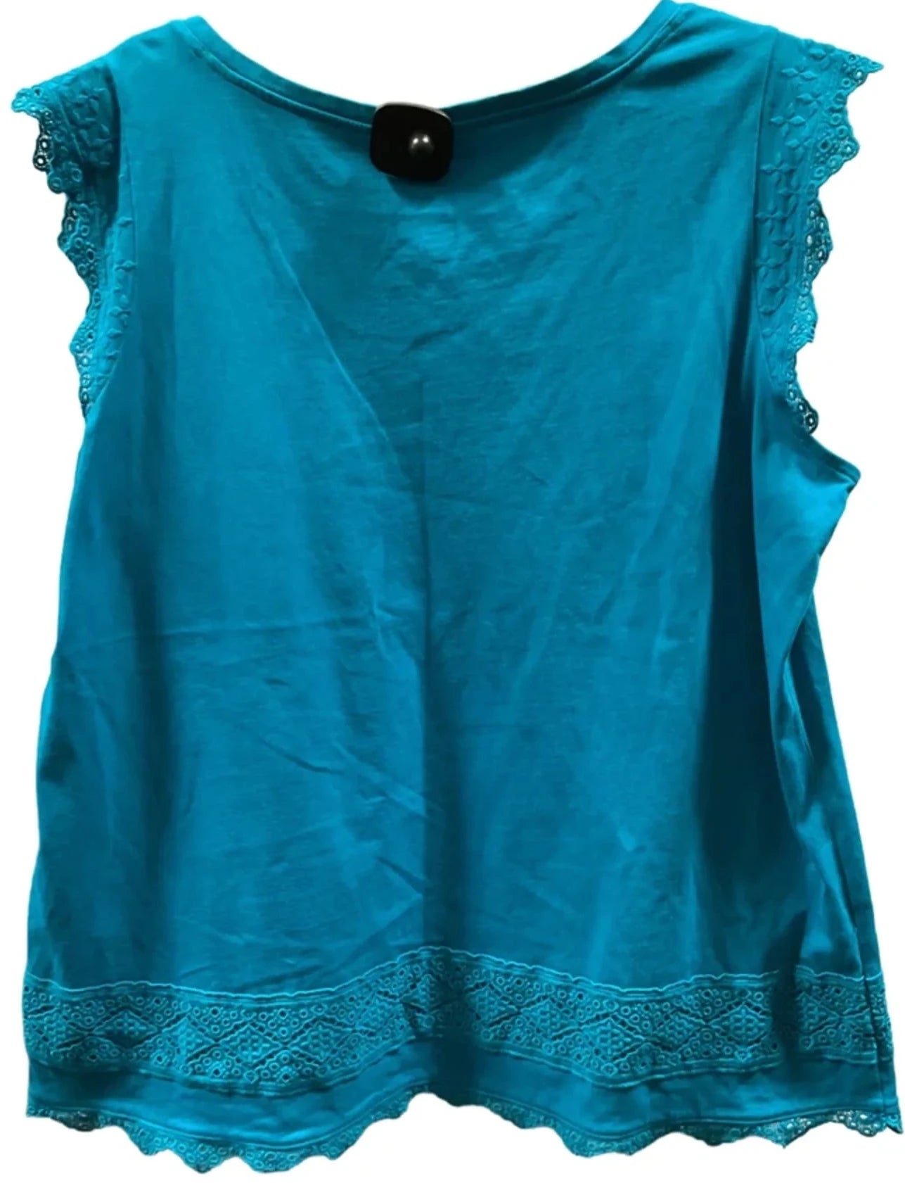 Top Sleeveless By Talbots In Blue, Size: 2x