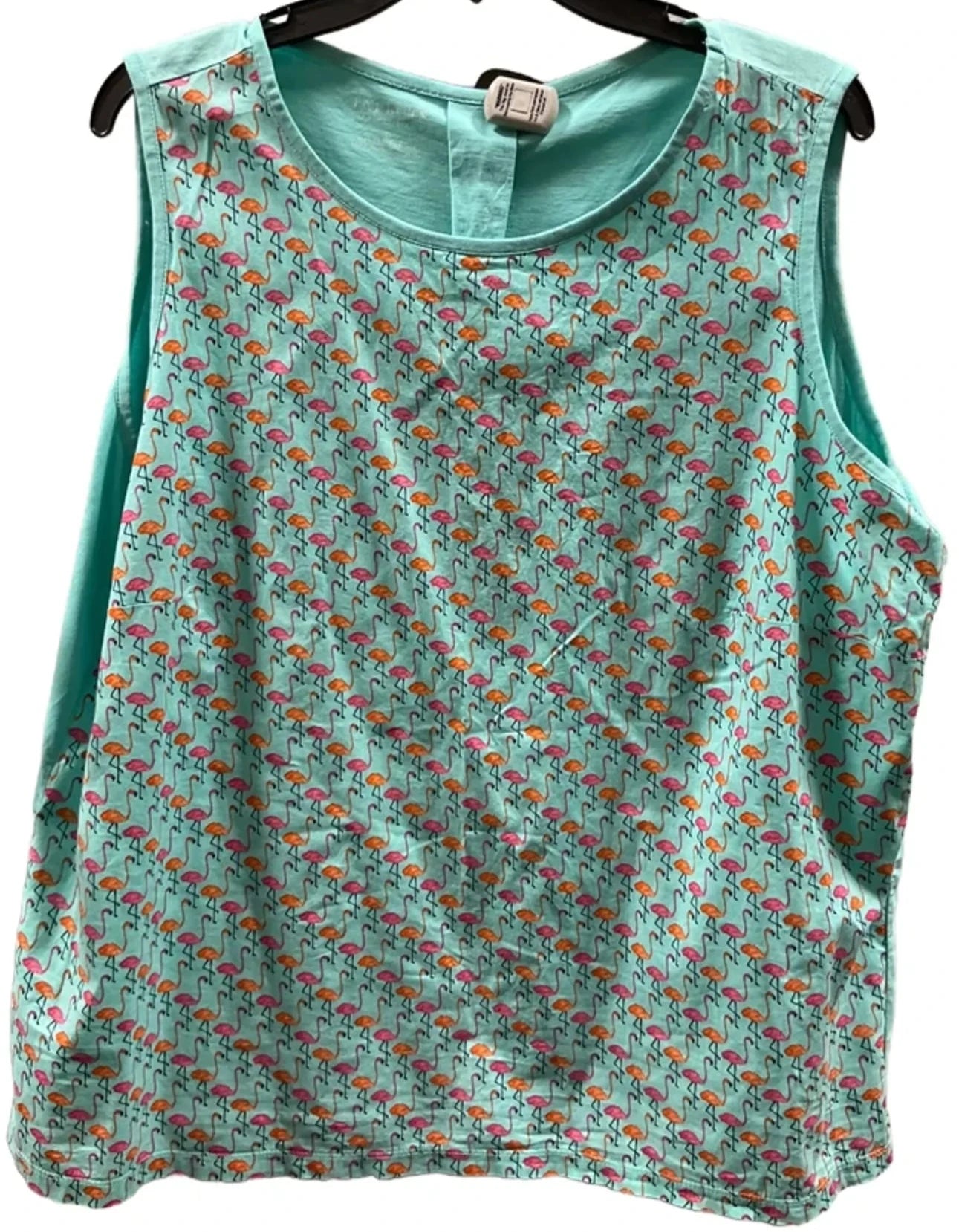 Top Sleeveless By Talbots In Blue, Size: 1x
