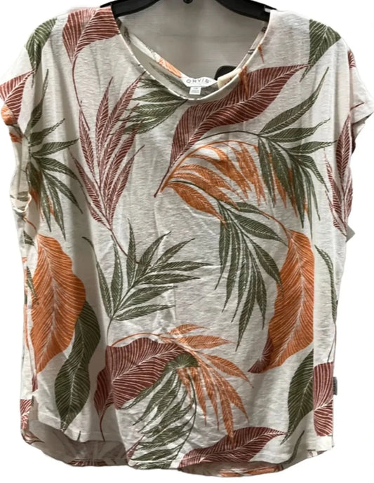 Top Short Sleeve By Orvis In White, Size: L