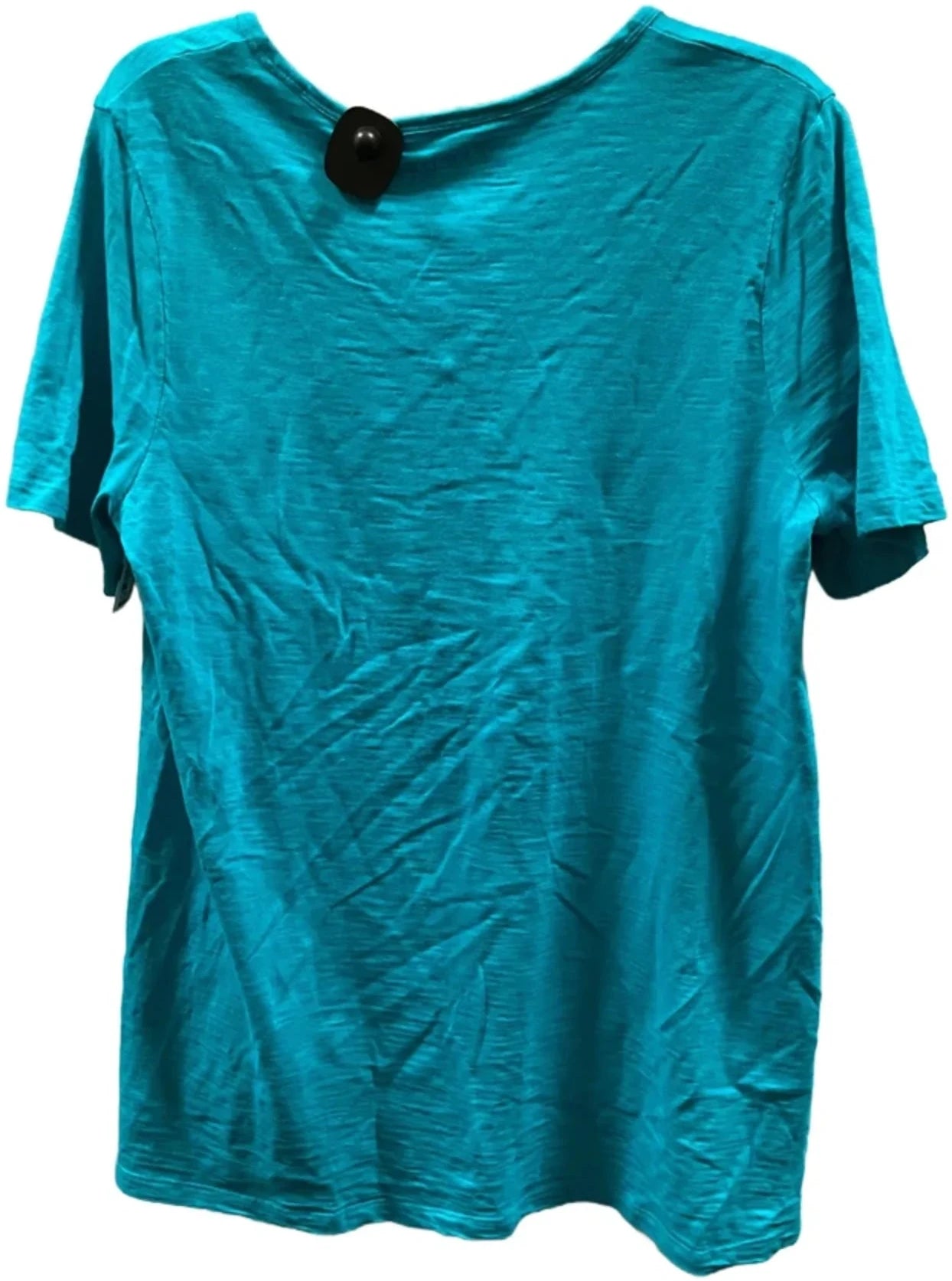 Top Short Sleeve Basic By Chicos In Blue, Size: L
