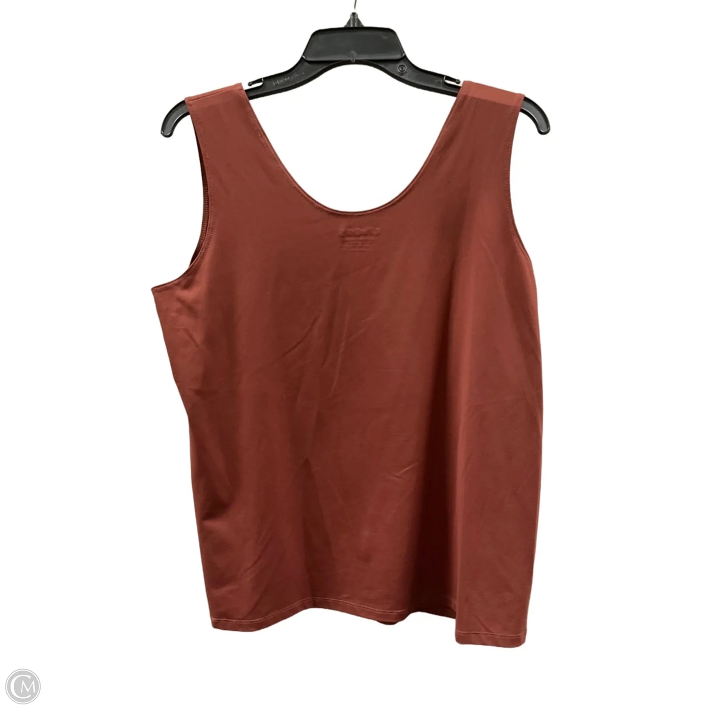 Top Sleeveless Basic By Chicos In Brown, Size: Xl