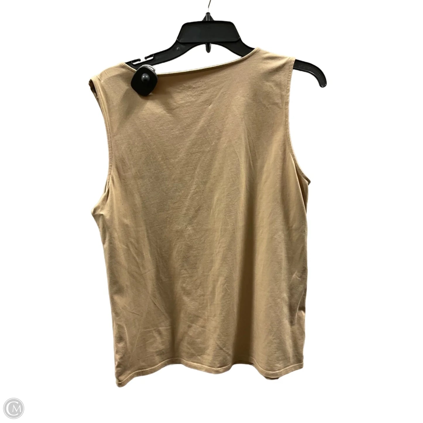 Top Sleeveless Basic By Chicos In Tan, Size: L