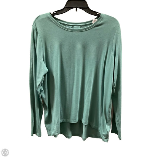 Athletic Top Long Sleeve Crewneck By Athleta In Green, Size: M