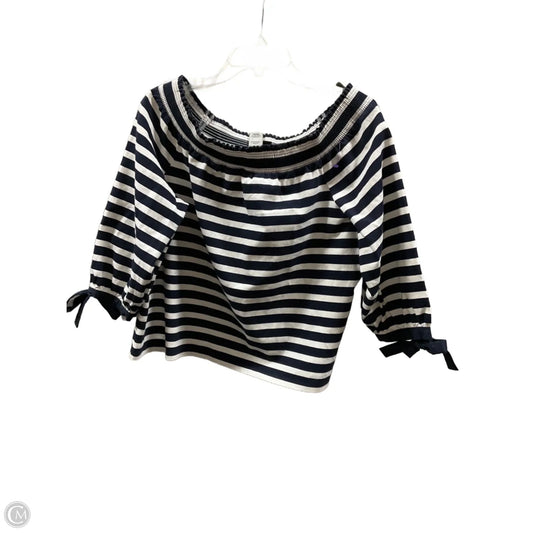 Top Long Sleeve By J. Crew In Navy, Size: L