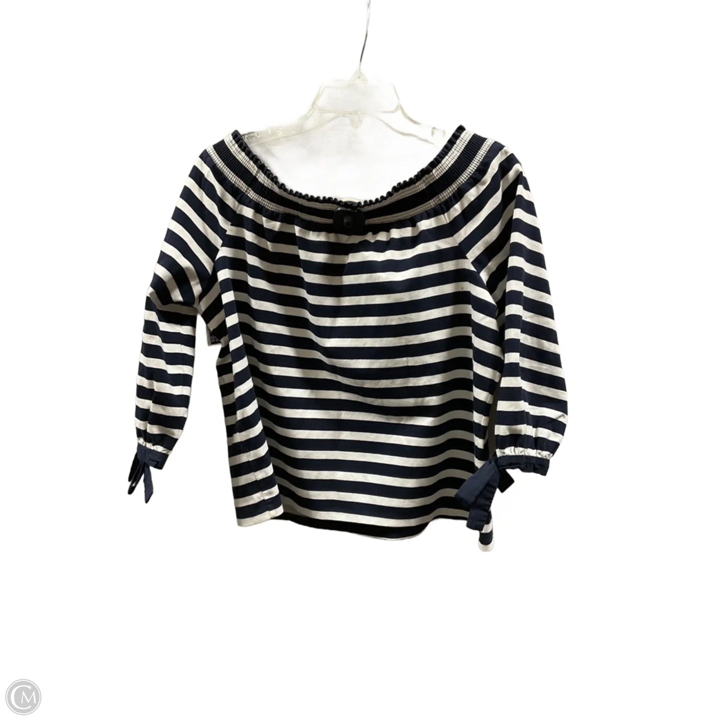 Top Long Sleeve By J. Crew In Navy, Size: L