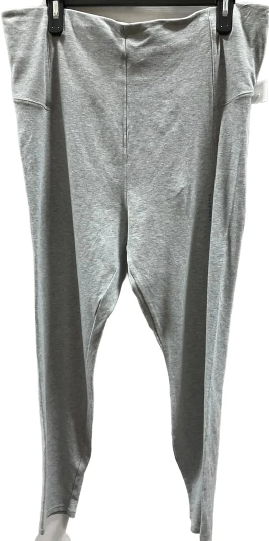Athletic Pants By Fabletics In Grey, Size: 2x