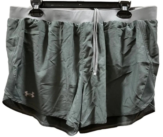 Athletic Shorts By Under Armour In Grey, Size: Xl