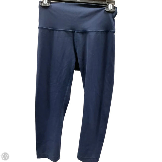 Athletic Capris By Lululemon In Navy, Size: 6