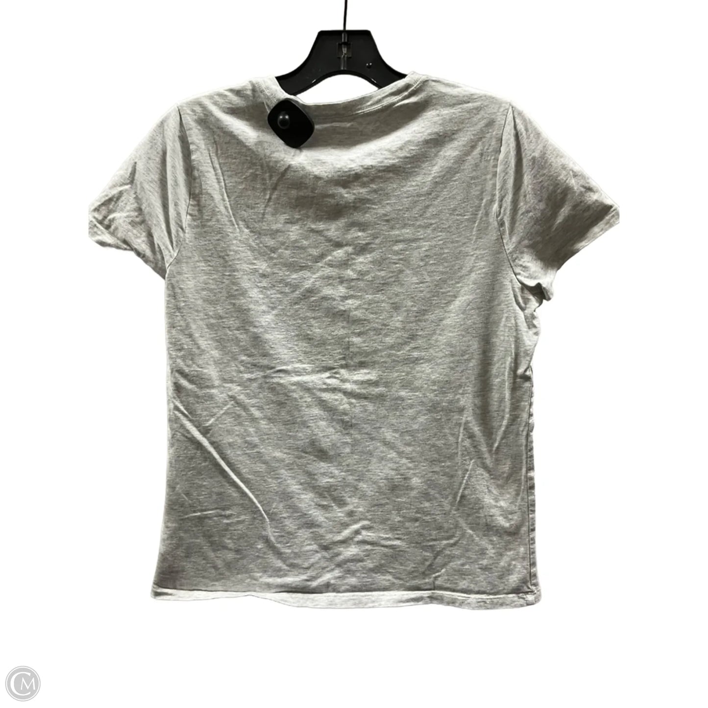 Top Short Sleeve Basic By Banana Republic In Grey, Size: M