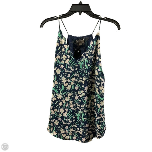 Top Sleeveless By Loft In Navy, Size: M