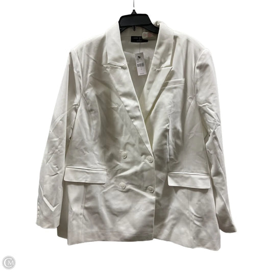 Blazer By Lane Bryant In White, Size: 2x