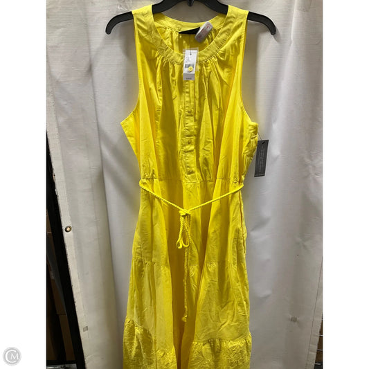 Dress Casual Maxi By Lane Bryant In Yellow, Size: 1x