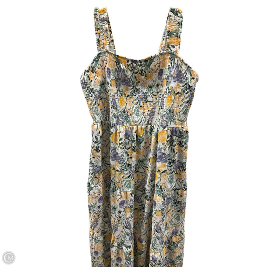 Dress Casual Maxi By Lane Bryant In Floral Print, Size: 1x