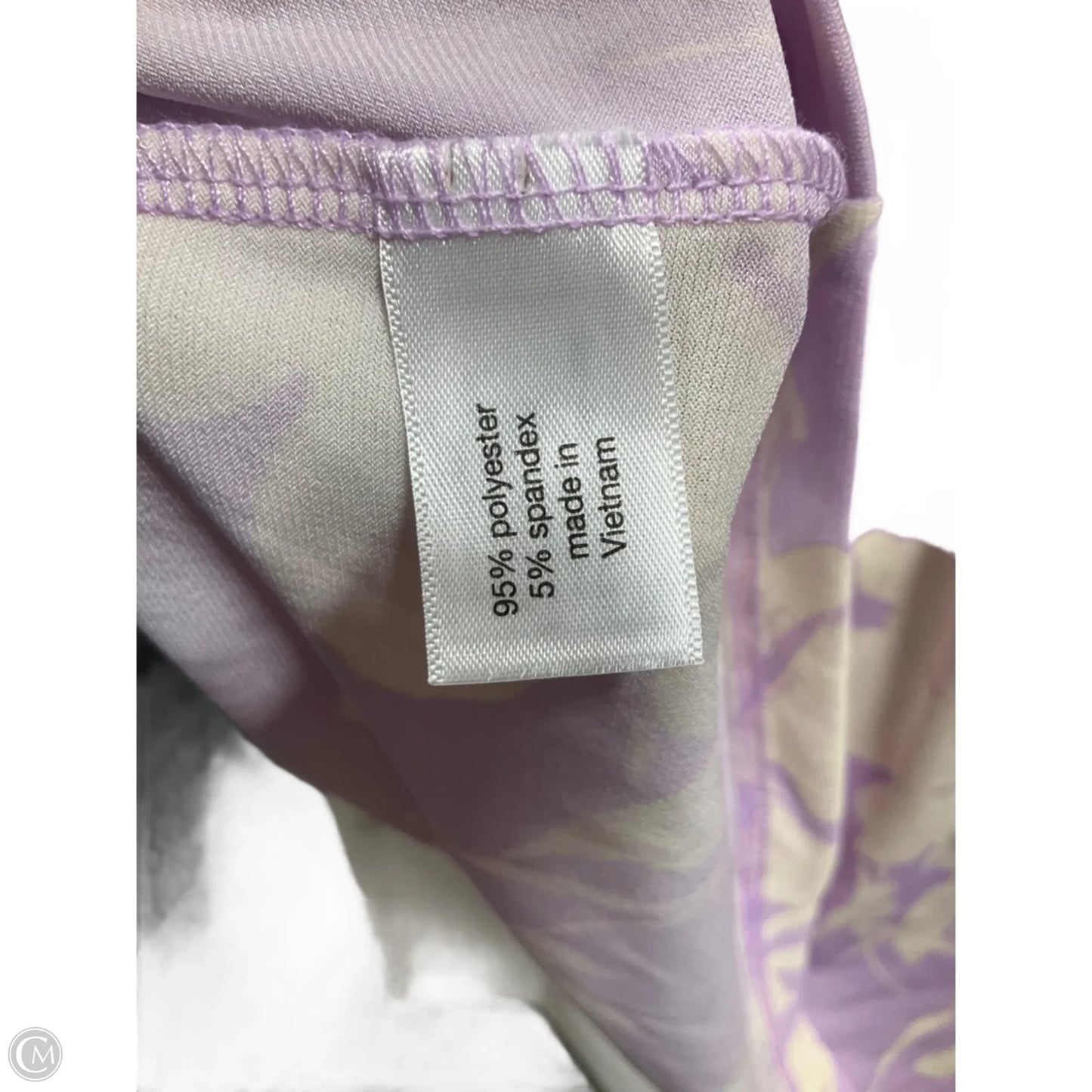 Top Short Sleeve By Lane Bryant In Purple, Size: 1x
