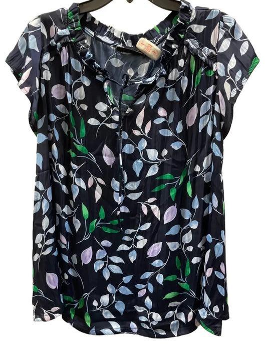 Top Sleeveless By Lane Bryant In Navy, Size: 1x