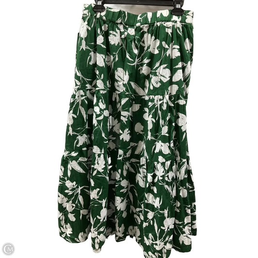 Skirt Maxi By Lane Bryant In Green, Size: 1x