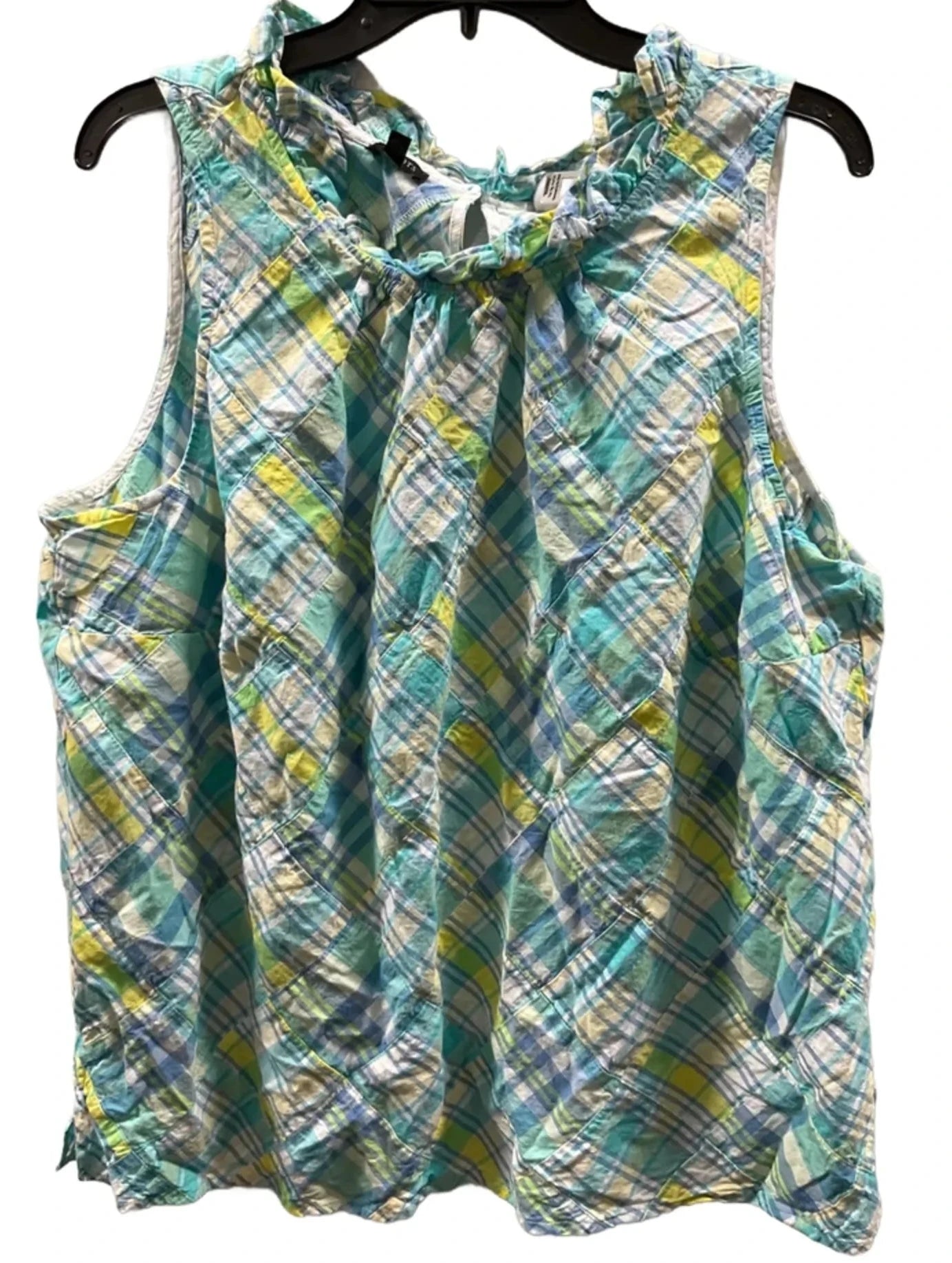 Top Sleeveless By Talbots In Blue, Size: 2x