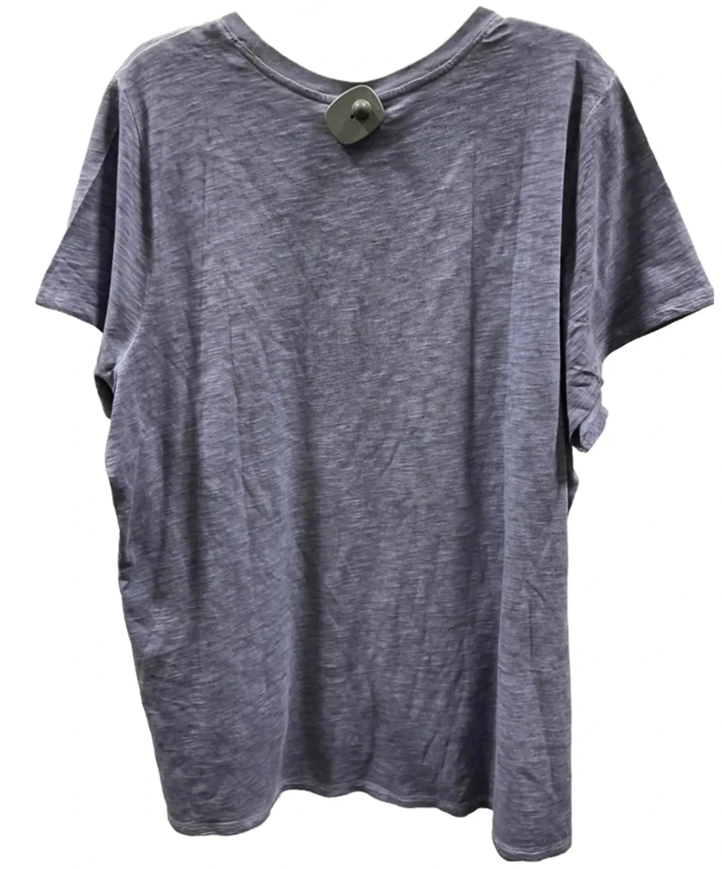 Top Short Sleeve By Lane Bryant In Blue, Size: 2x