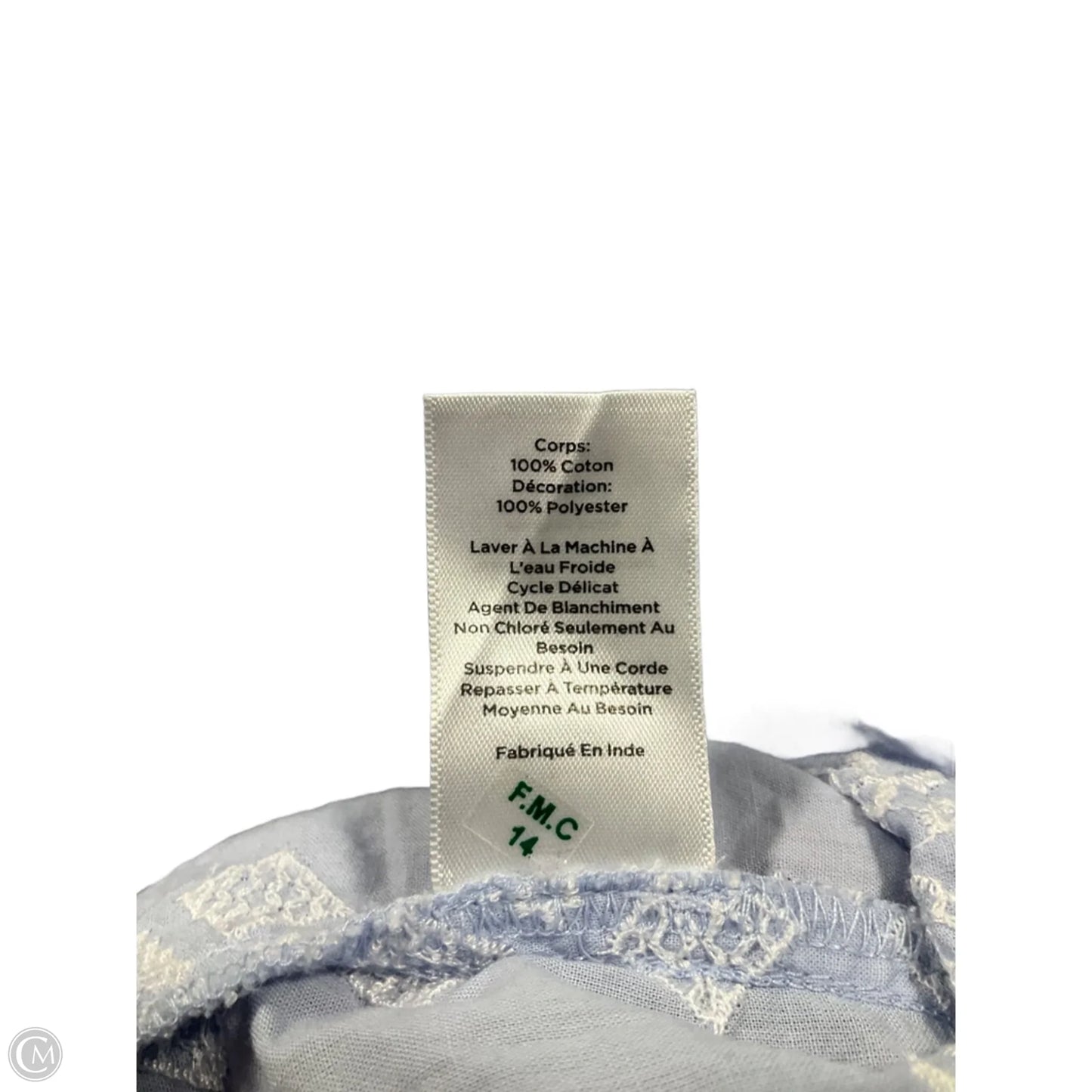 Top Long Sleeve By Talbots In Blue, Size: 2x