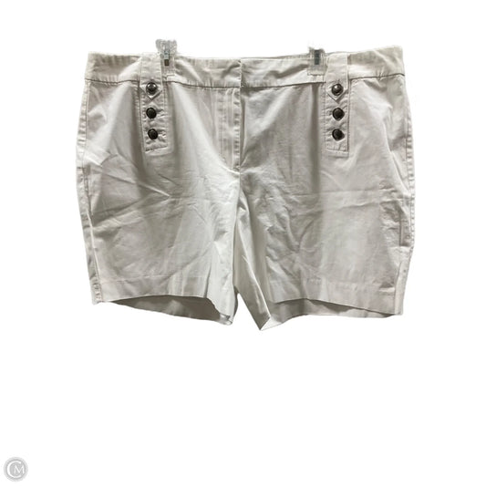 Shorts By Talbots In White, Size: 20