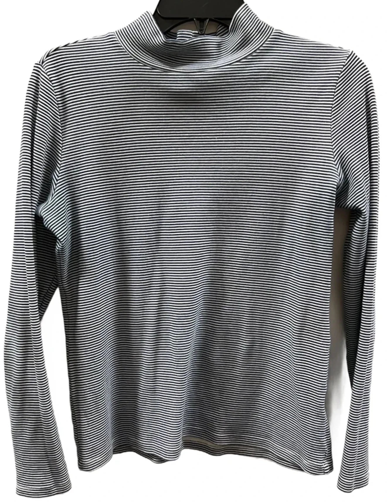 Top Long Sleeve Basic By Croft And Barrow In Striped Pattern, Size: S