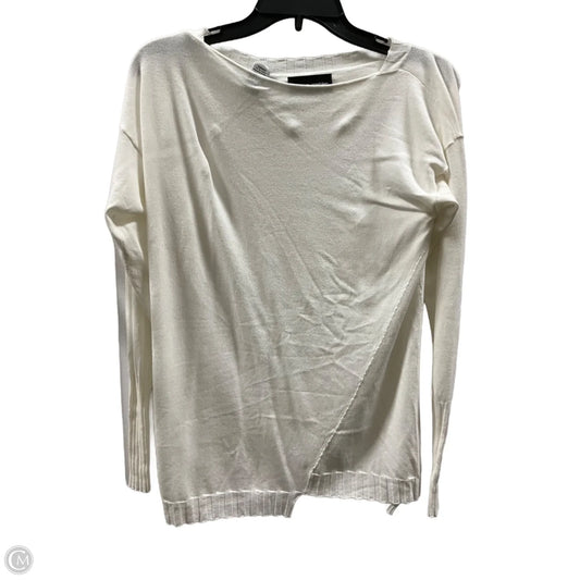 Top Long Sleeve By Cmb In White, Size: S