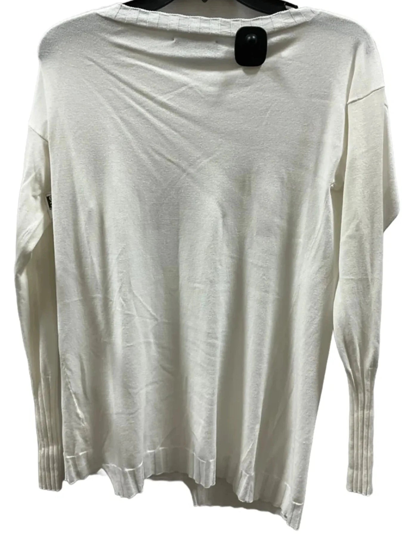 Top Long Sleeve By Cmb In White, Size: S