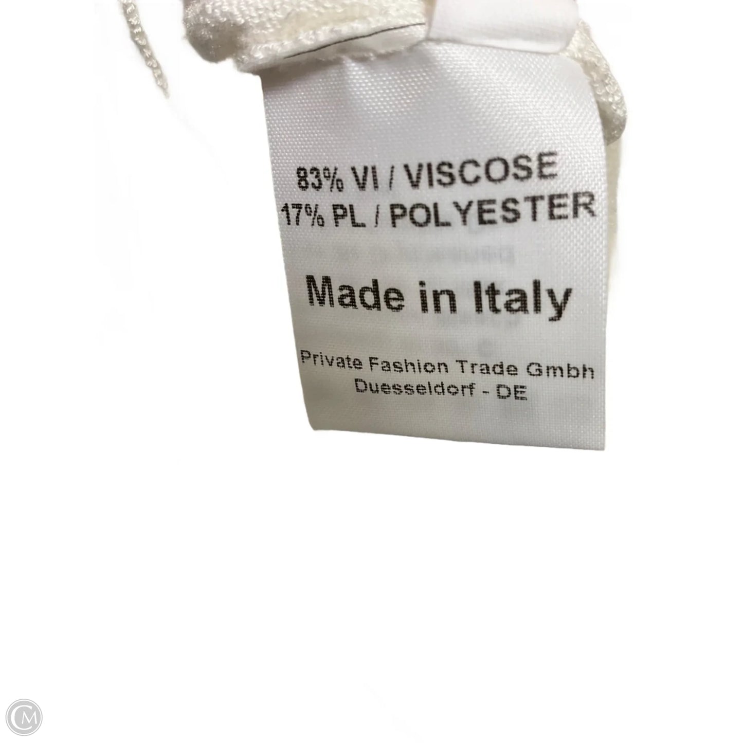 Top Long Sleeve By Cmb In White, Size: S