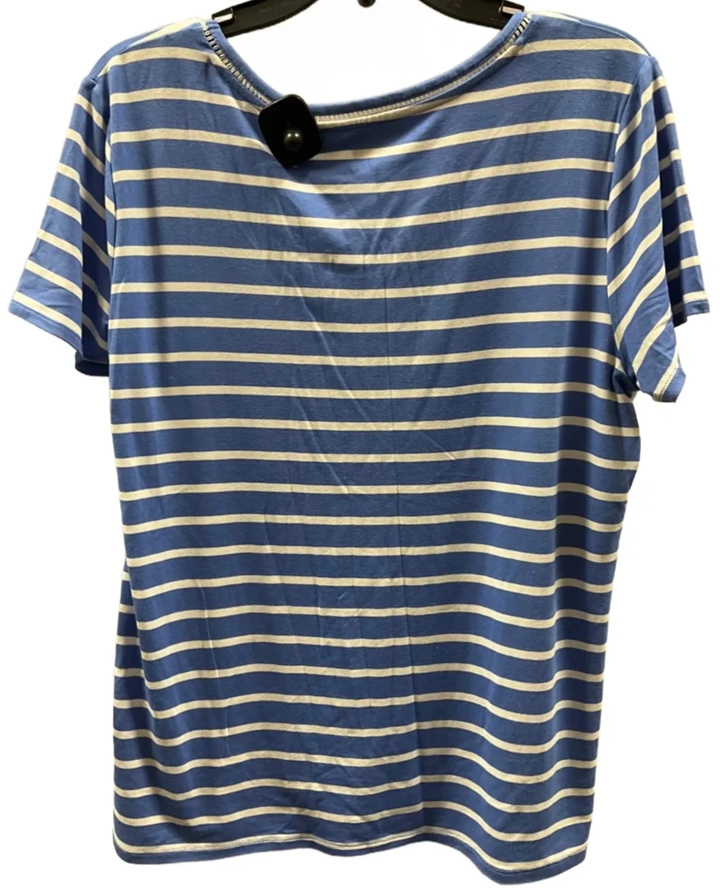 Top Short Sleeve By Tommy Hilfiger In Blue, Size: L