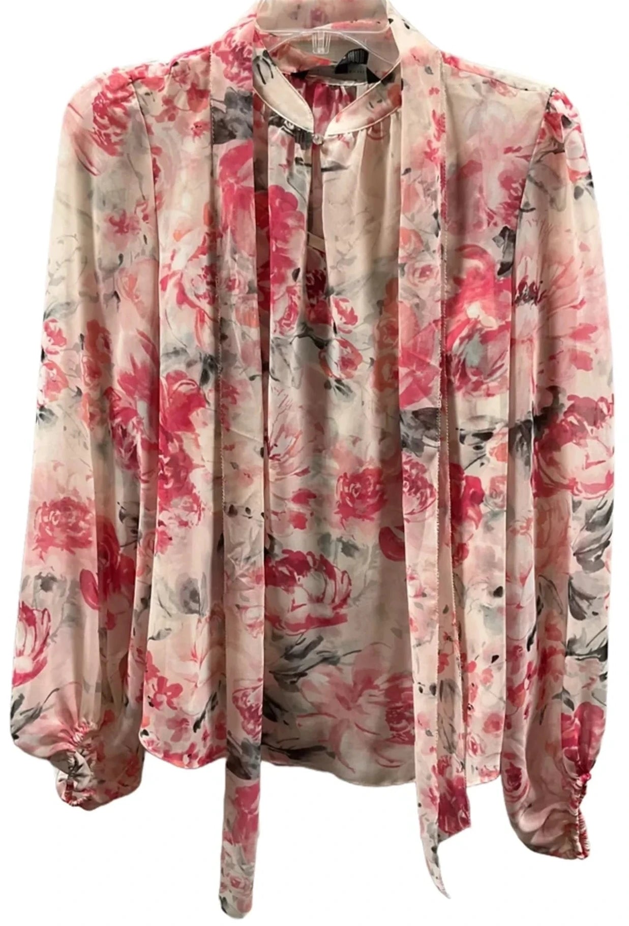 Top Long Sleeve By White House Black Market In Pink, Size: 6