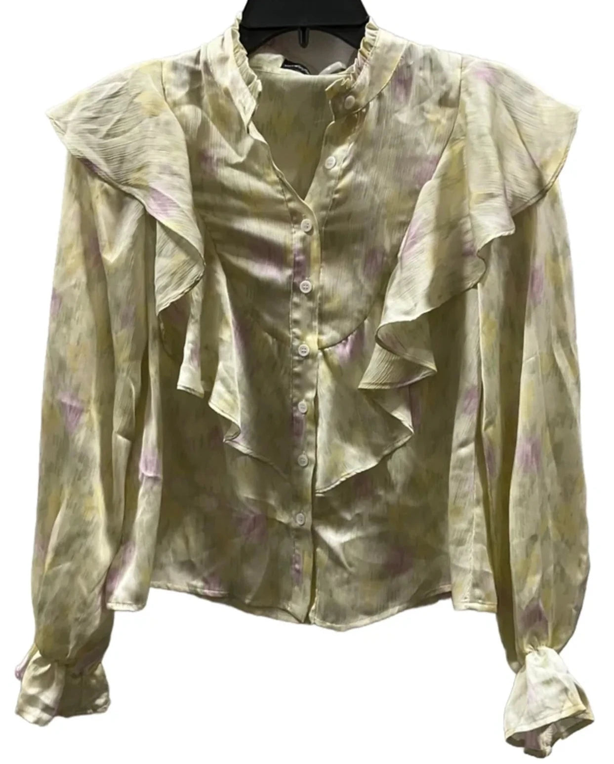 Top Long Sleeve By Cmc In Green, Size: Xs