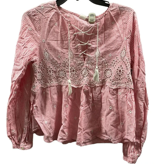 Top Long Sleeve By Gap In Pink, Size: Xs
