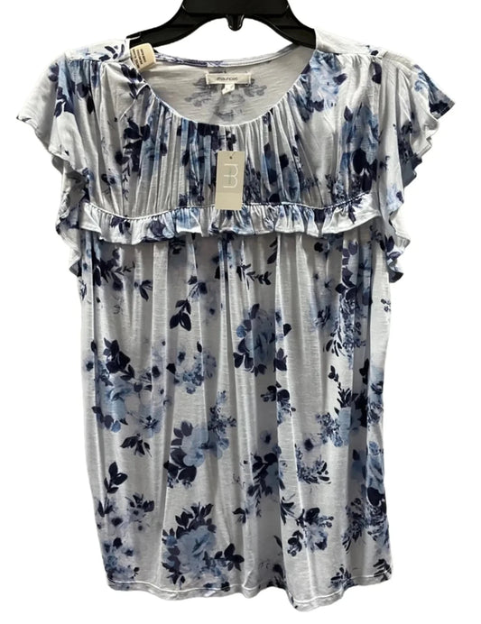 Top Short Sleeve By Maurices In Blue, Size: S