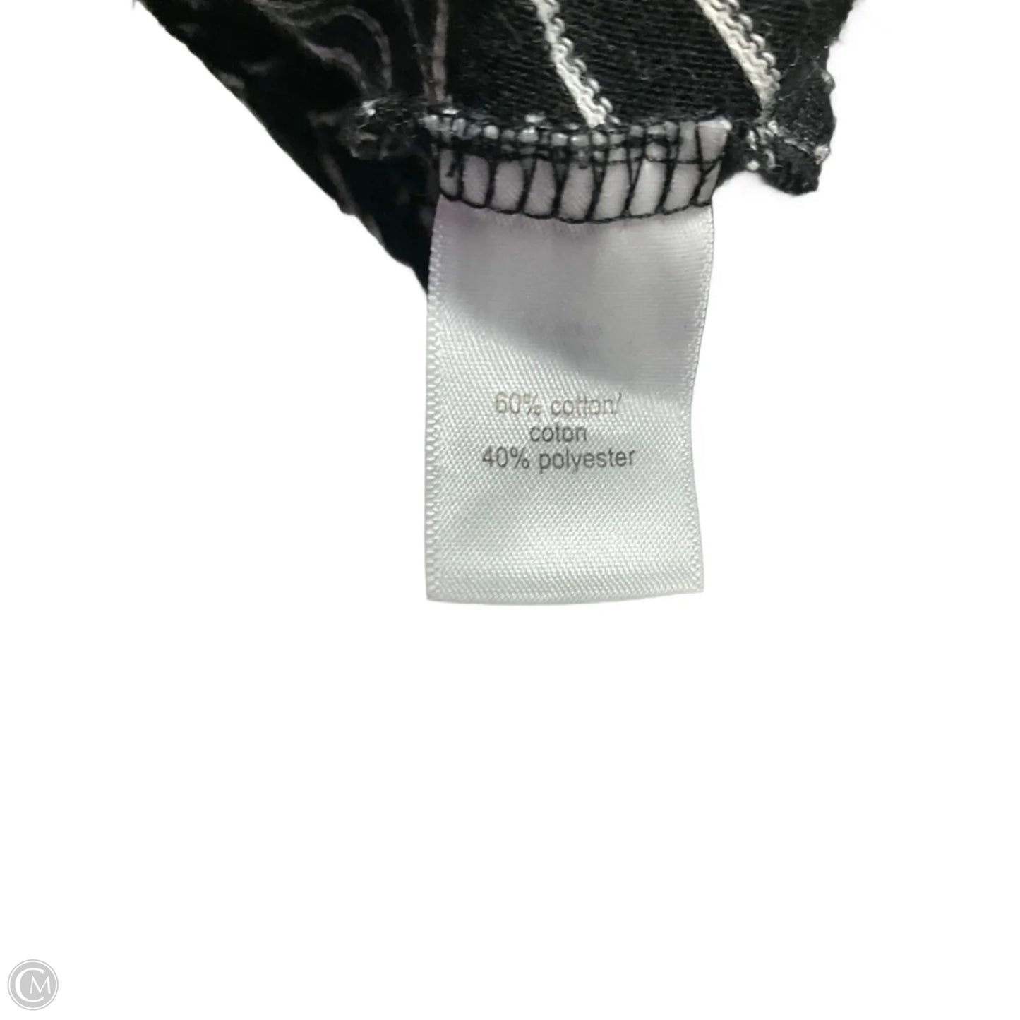 Top Short Sleeve By Maurices In Black, Size: M