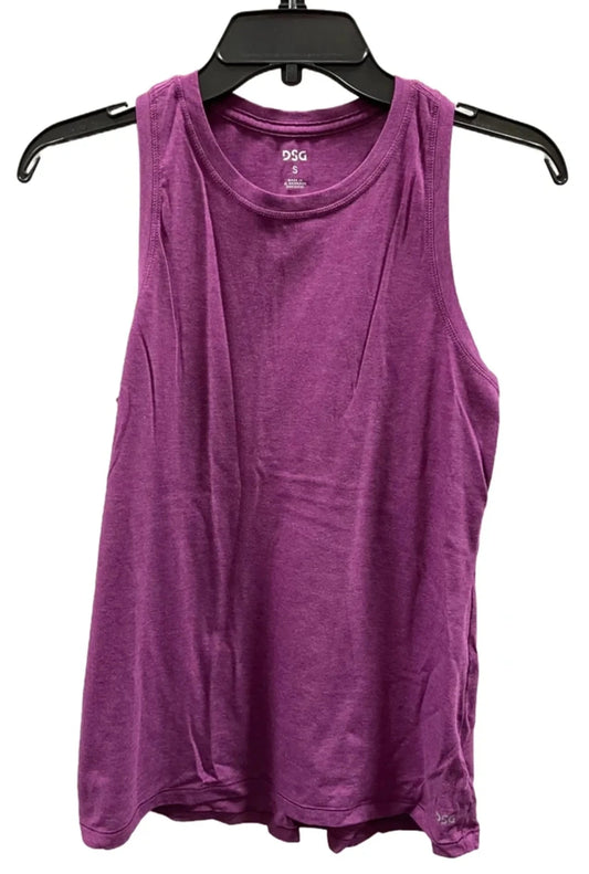 Athletic Tank Top By Dsg Outerwear In Purple, Size: S
