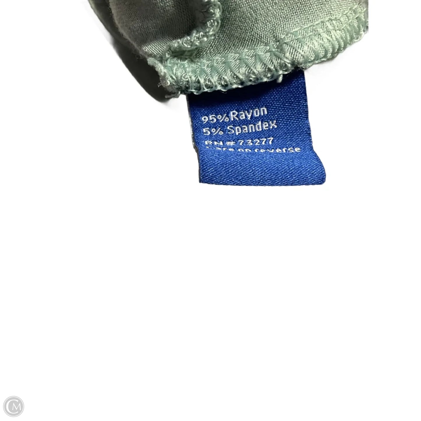 Top Short Sleeve By Apt 9 In Green, Size: M