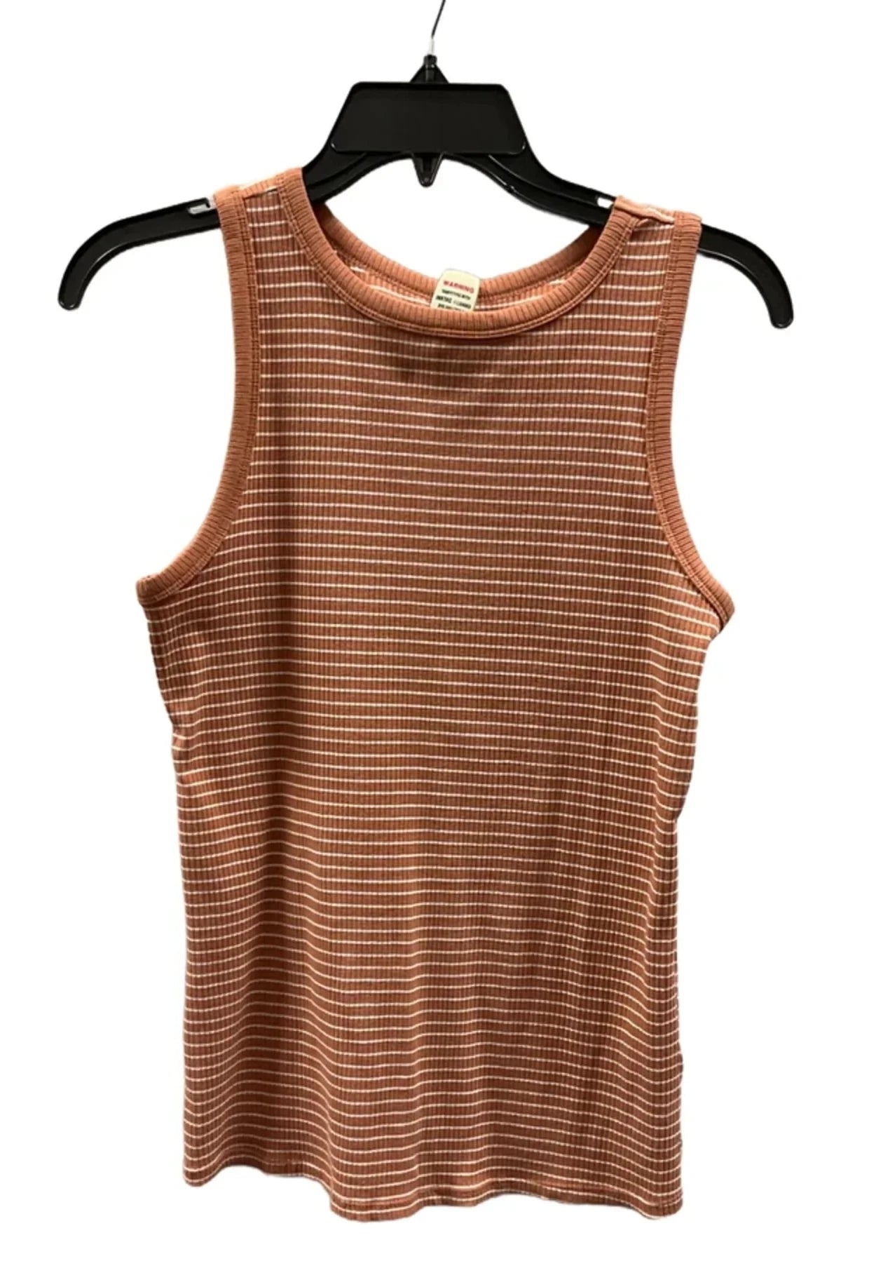 Top Sleeveless Basic By Nine West In Striped Pattern, Size: M