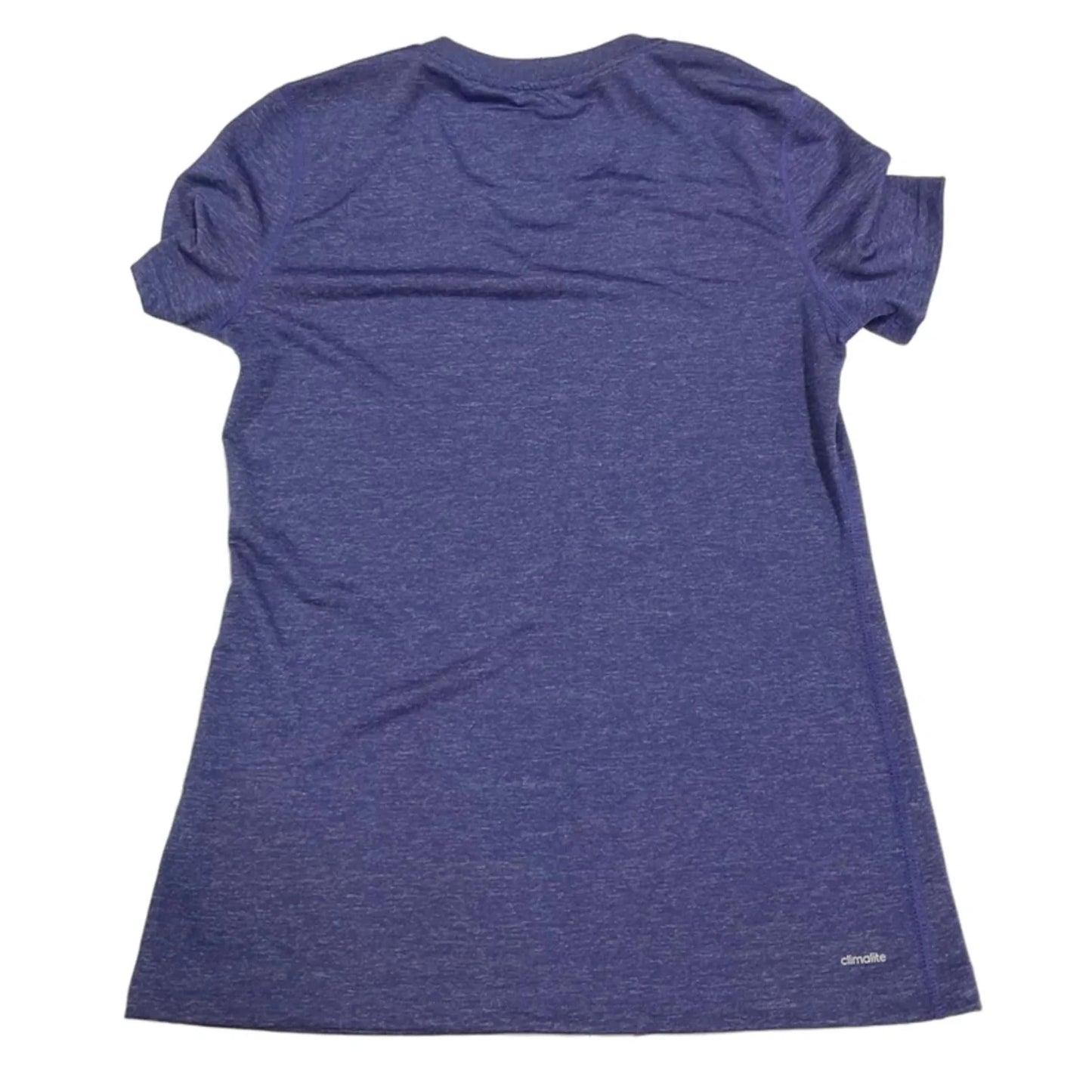 Athletic Top Short Sleeve By Adidas In Purple, Size: S