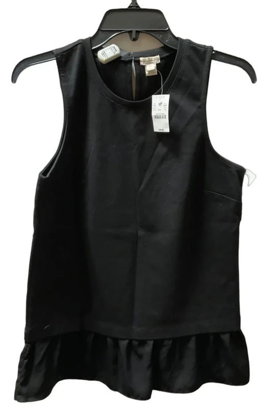 Top Sleeveless By J. Crew In Black, Size: Xs